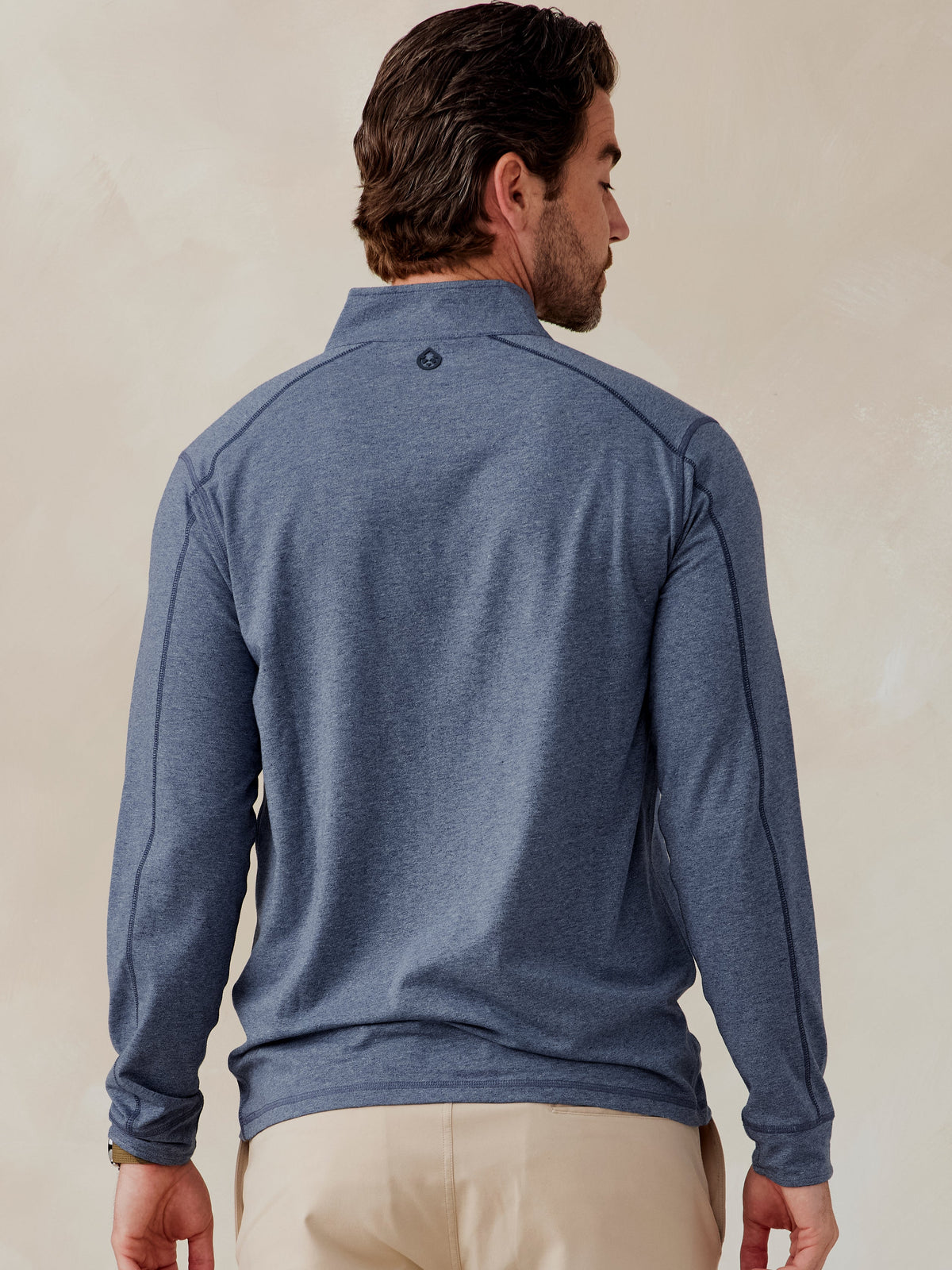 Carrollton Lightweight Quarter Zip - Jaspe