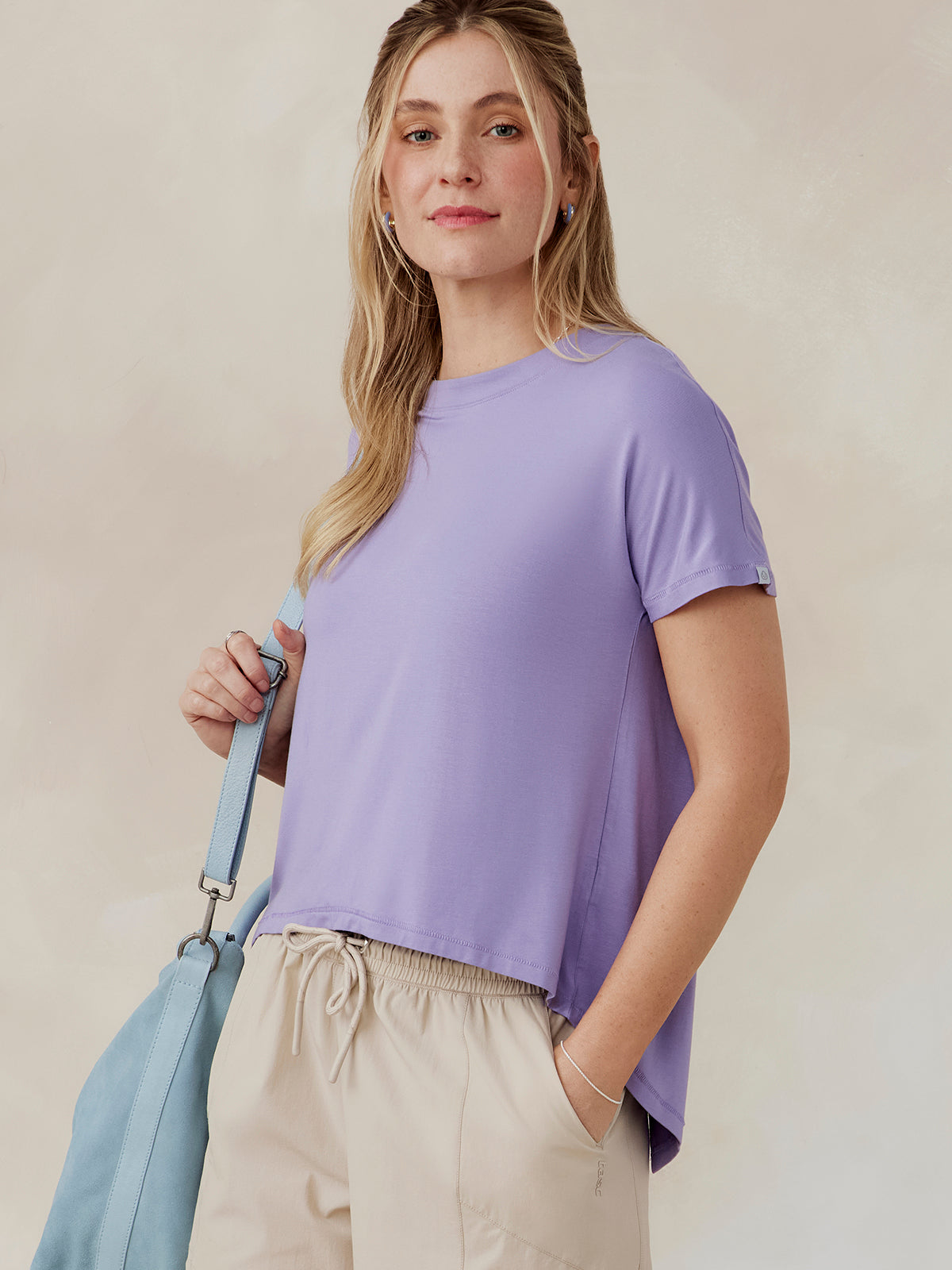 Uptown Luxe Cross Back T-Shirt