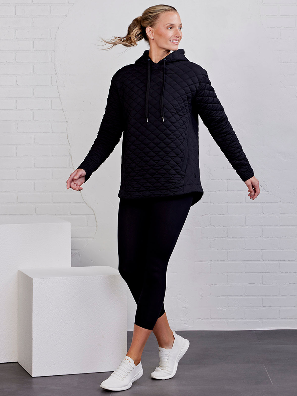 Unstoppable Soft Quilt Hooded Tunic